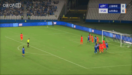 距榜首3分！申花3-3泰山近6轮仅1胜 瓦科戴帽2轮7球王大雷送点