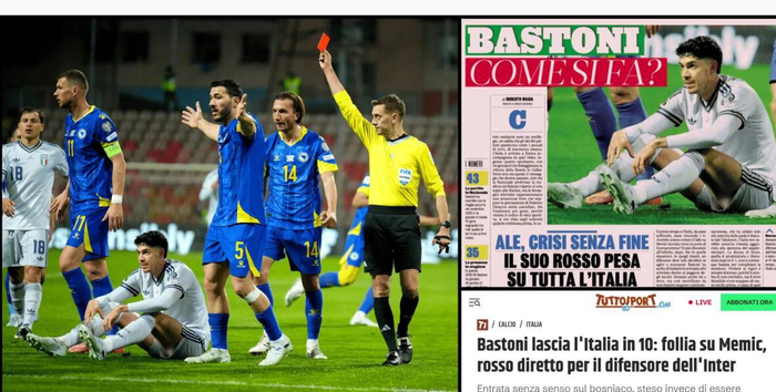 开云娱乐-巴斯托尼红牌致意大利出局遭批,巴萨或加速引进|巴塞罗那|世界杯|亚历山德罗·巴斯托尼|意大利足球队|都灵体育报_新浪体育_新浪新闻